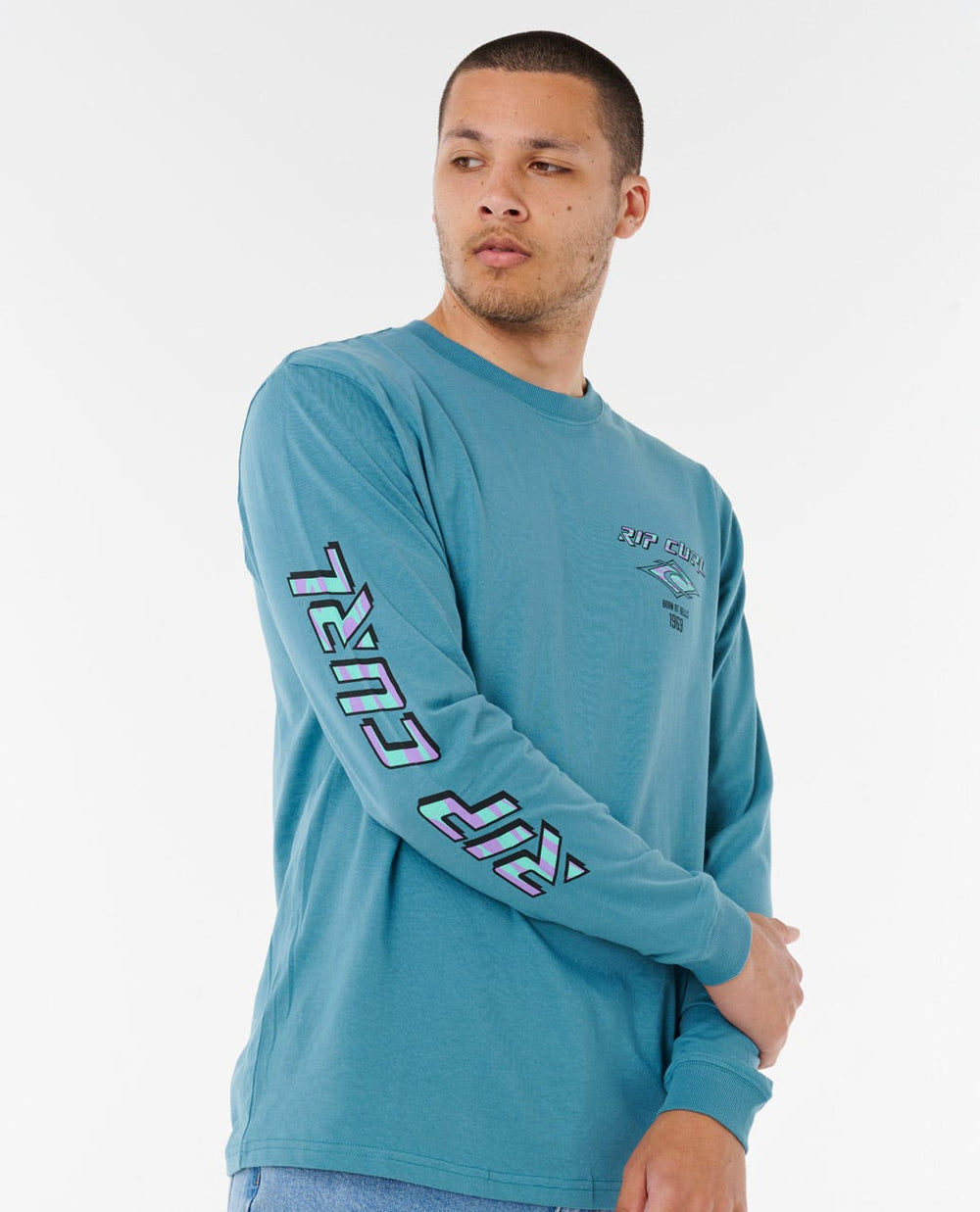 Fade Out Icon Long Sleeve Relaxed Tee