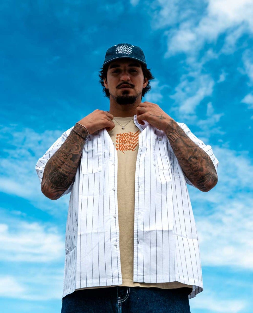 Medina Archive Rip Script Short Sleeve Shirt