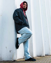 Medina Archive Rip Script Denim Pants