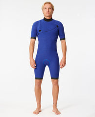 E-Bomb 2/2mm Zip Free Short Sleeve Springsuit Wetsuit