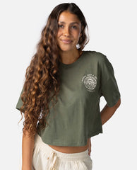 Hawaii Sunset Crop Tee