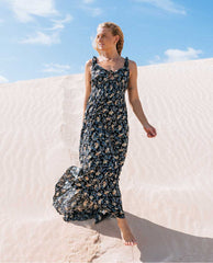 Pacific Rider Ditsy Maxi Dress