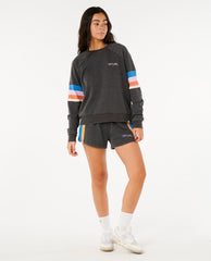 Las Dalias Raglan Crew
