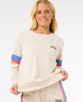 Las Dalias Raglan Crew