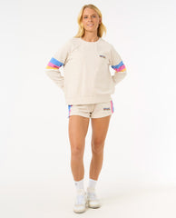Las Dalias Raglan Crew