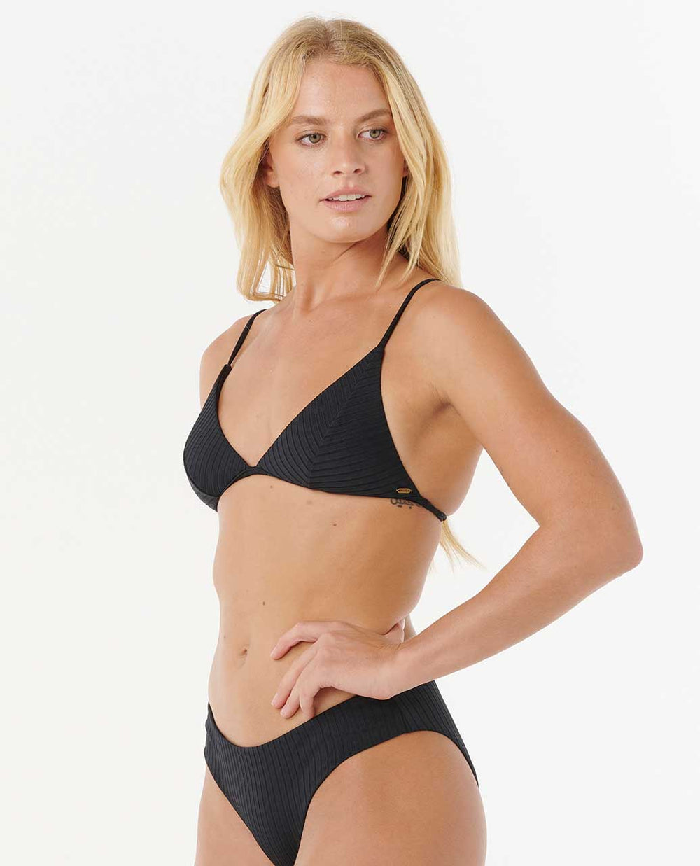 Premium Surf Banded Fixed Triangle Bikini Top
