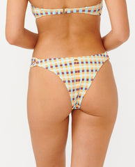 Lottie Check Skimpy Coverage Bikini Bottom