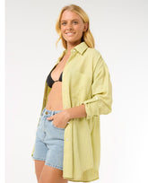 Premium Linen Long Sleeve Button Through Shirt