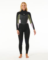 Womens Omega 3/2 Back Zip Wetsuit