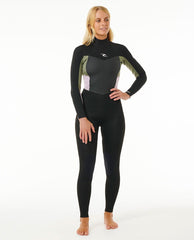 Womens Omega 3/2 Back Zip Wetsuit