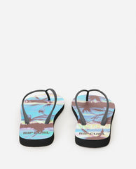 Mixed Bloom Open Toe