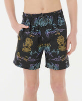 Tropic Daze Floral Volley - Boys (8-16 years)