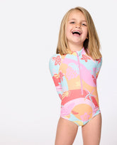 Island Days Long Sleeve Surf Suit Swimsuit - Girls (1-8 years)