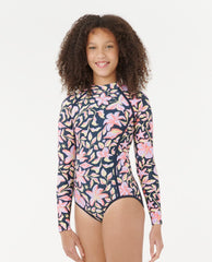 Sunset Skies Long Sleeve Surf Suit Swimsuit - Girls (8-16 years)