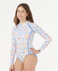 Sunset Skies Long Sleeve Surf Suit Swimsuit - Girls (8-16 years)