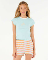 Neon Isles Rib Tee - Girl (8-14 years)