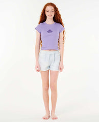 Neon Isles Rib Tee - Girl (8-14 years)