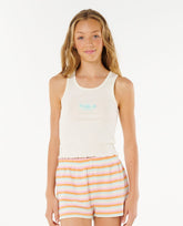 Neon Isles Rib Tank - Girl (8-14 years)