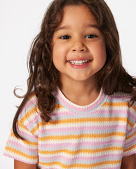 Rainbow Tropic Knit Tee - Girl (1-8 years)