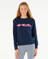 Neon Isles Hibiscus Crew - Girl (8-14 years)