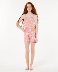 Neon Isles Floral Romper - Girl (8-14 years)