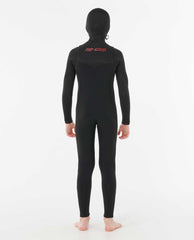 Kids Dawn Patrol 5/4 Chest Zip Hooded Fullsuit Wetsuit