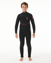 Kids F-Bomb Fusion 3/2 Chest Zip Wetsuit