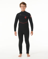 Kids F-Bomb Fusion 3/2 Chest Zip Wetsuit