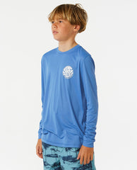 Icons Surflite UV Long Sleeve Rash Vest - Boys (8-16 years)