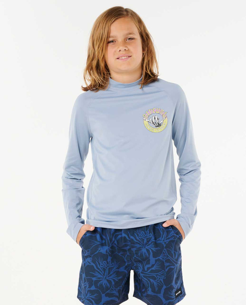 Shred Shakka UPF 50 Long Sleeve Rash Guard- Boys (8-16 years)