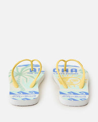 Mixed Bloom Open Toe Sandal - Girls