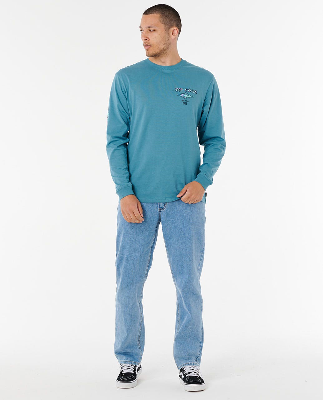 Fade Out Icon Long Sleeve Relaxed Tee
