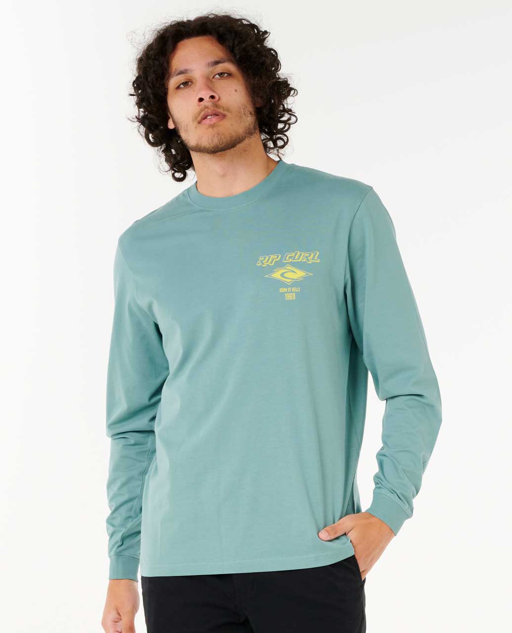 Fade Out Icon Long Sleeve Relaxed Tee
