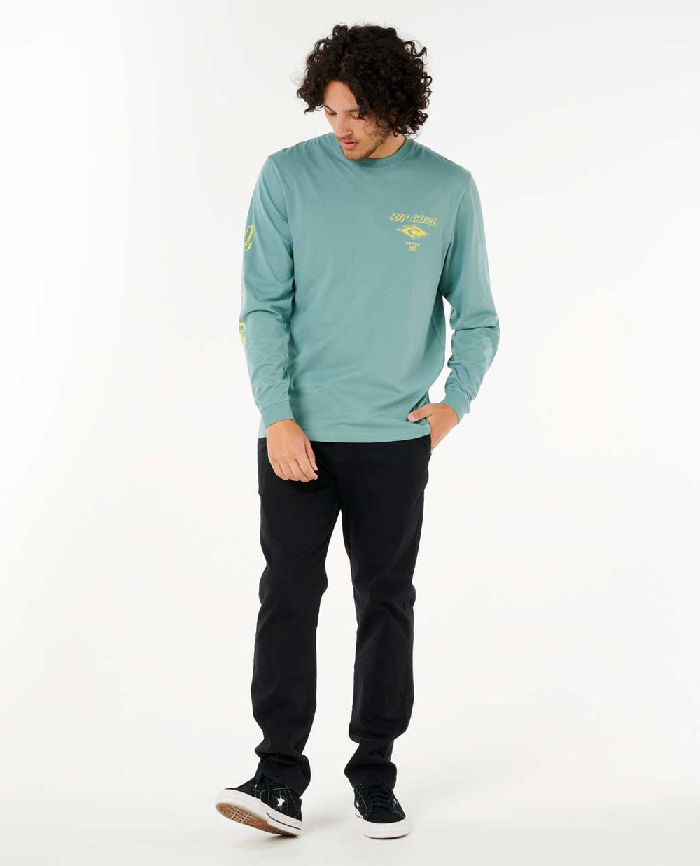 Fade Out Icon Long Sleeve Relaxed Tee