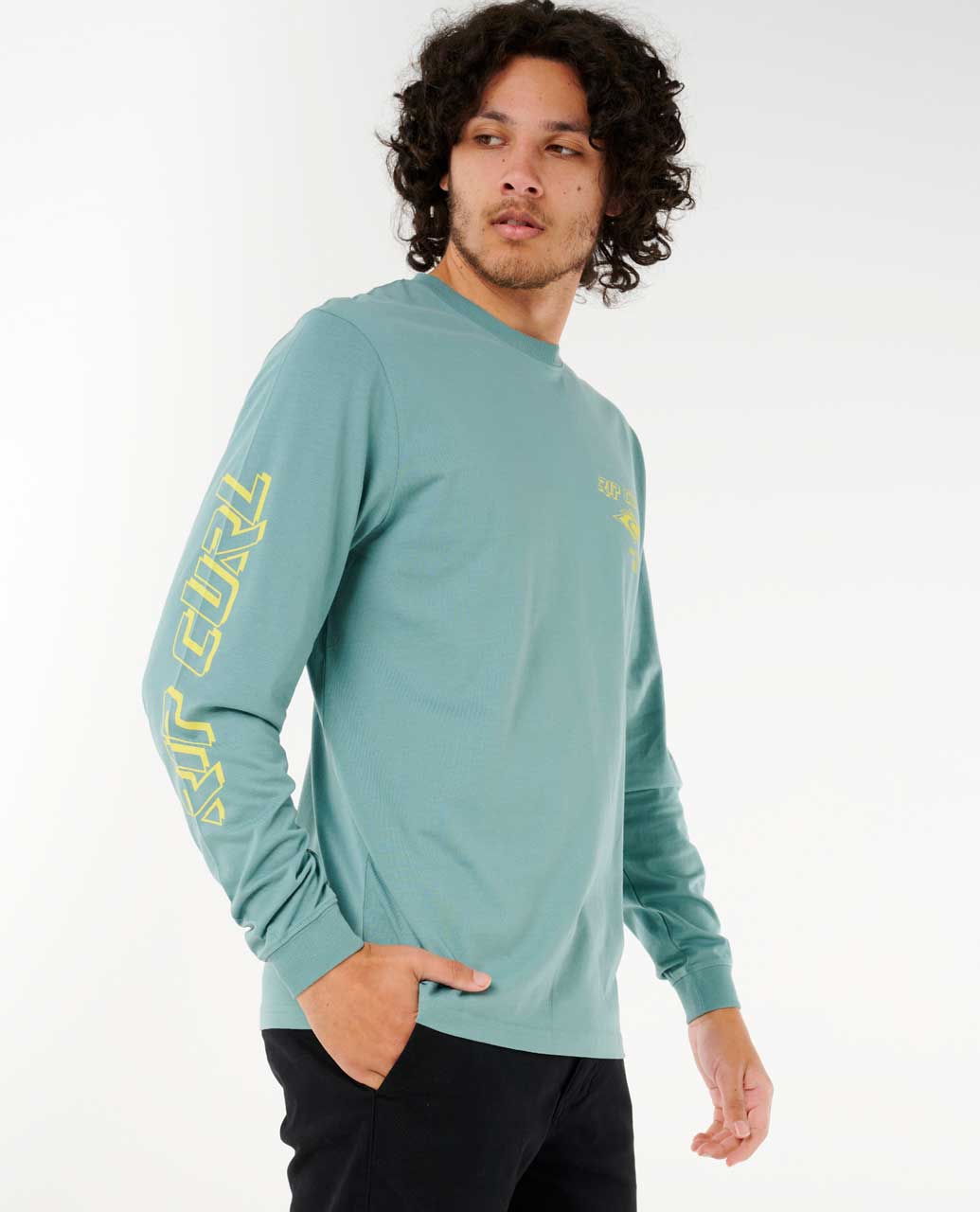 Fade Out Icon Long Sleeve Relaxed Tee