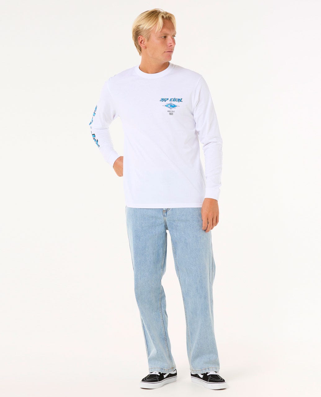Fade Out Icon Long Sleeve Relaxed Tee