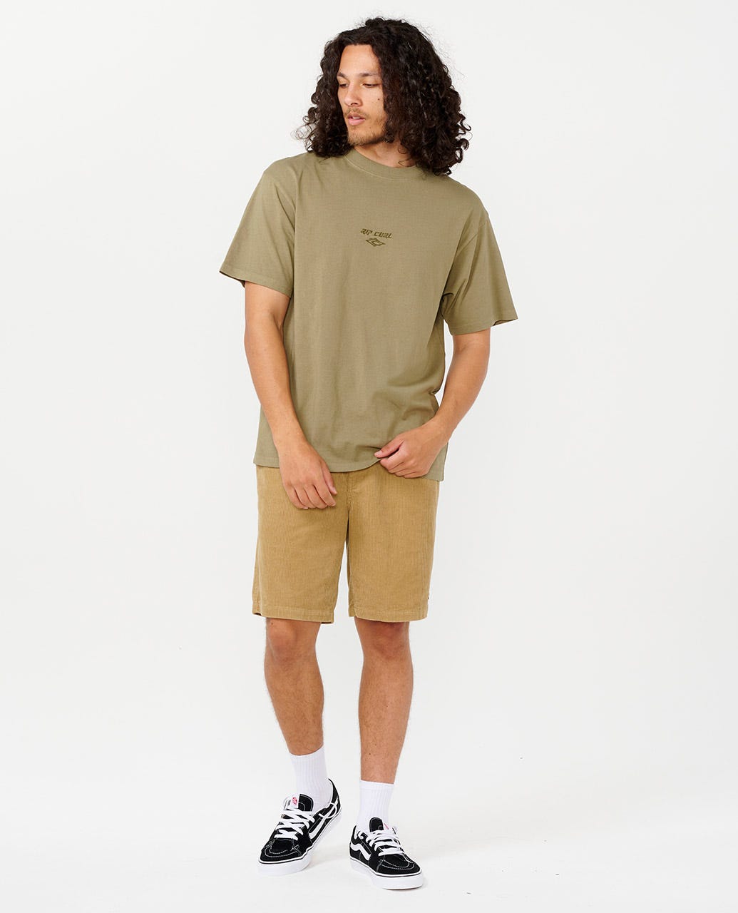 Fade Out Embroid Loose Tee