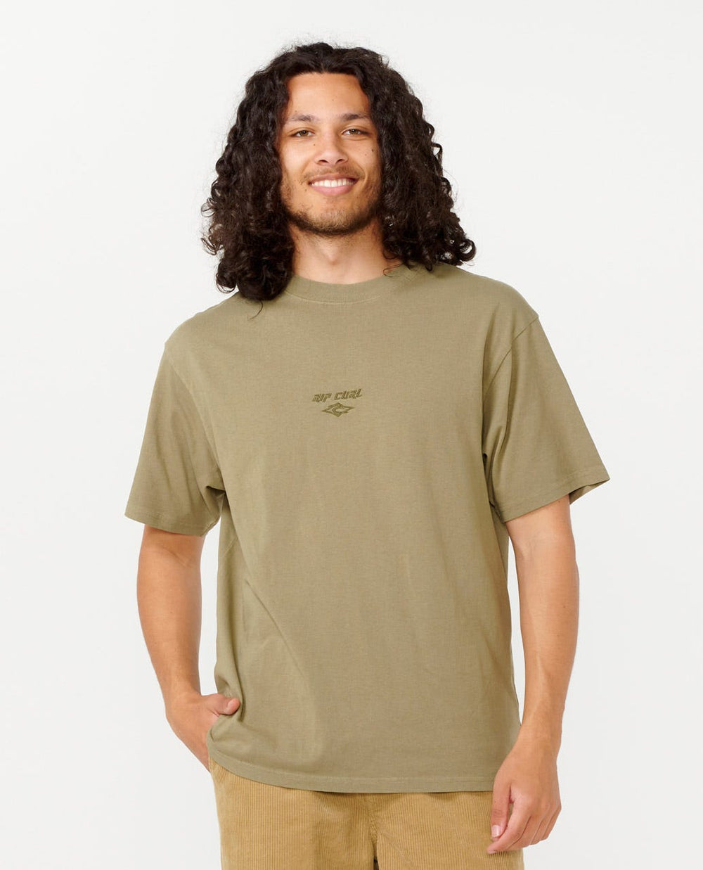 Fade Out Embroid Loose Tee