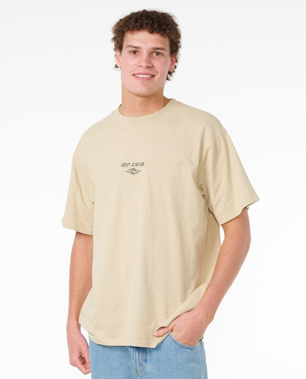 Fade Out Embroid Loose Tee