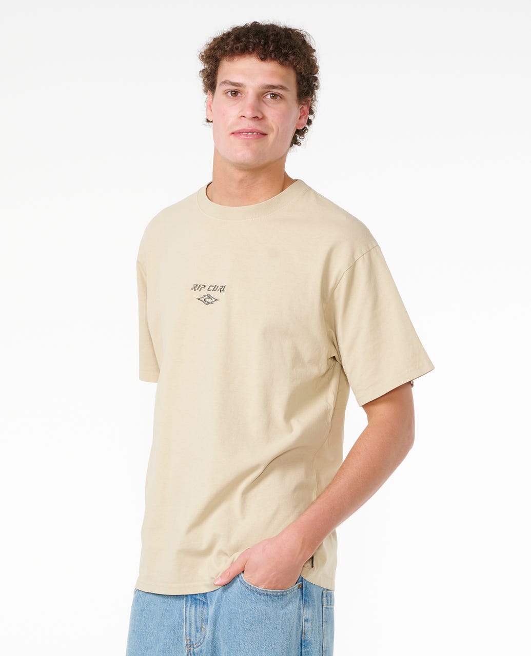 Fade Out Embroid Loose Tee