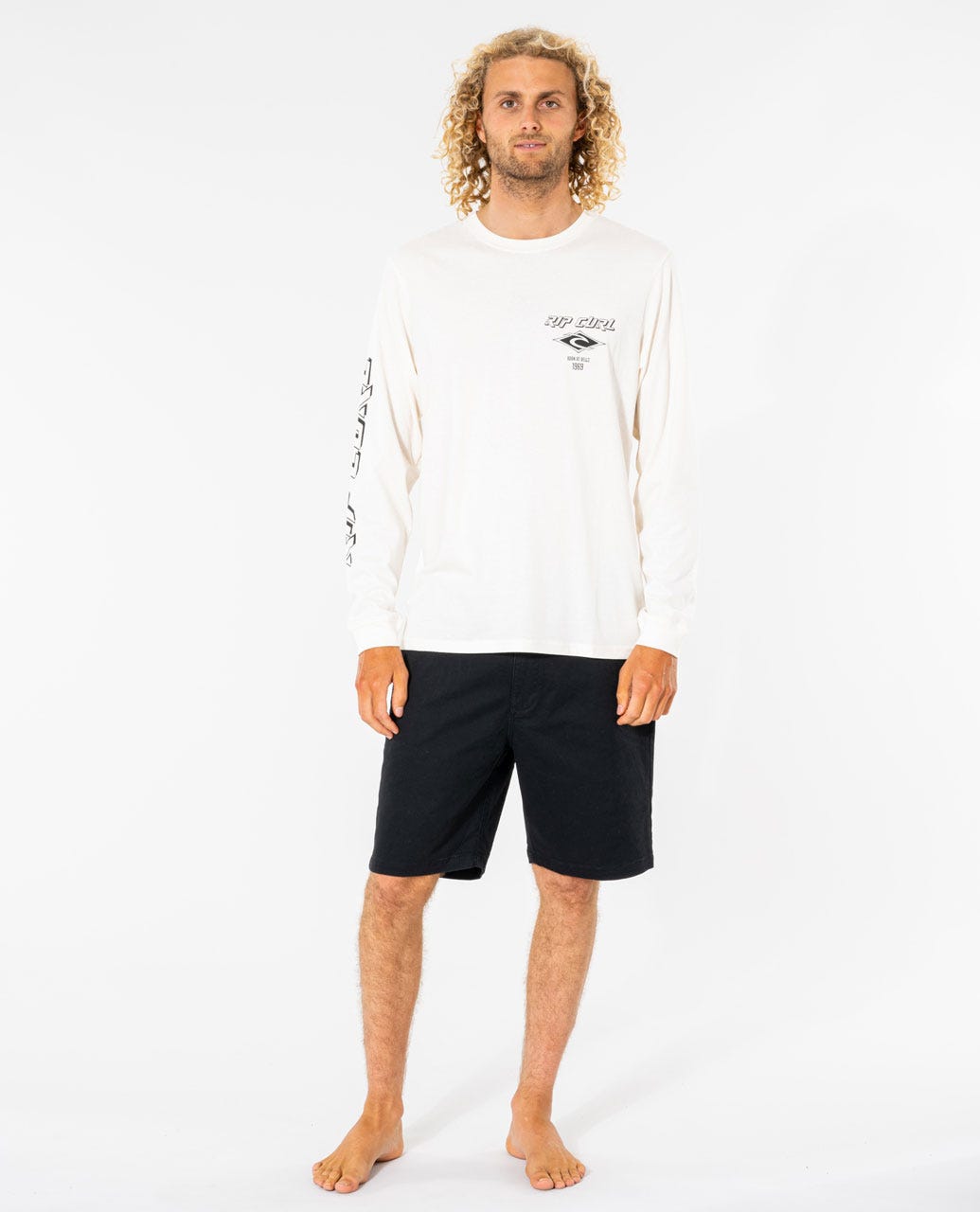 Fade Out Icon Long Sleeve Relaxed Tee