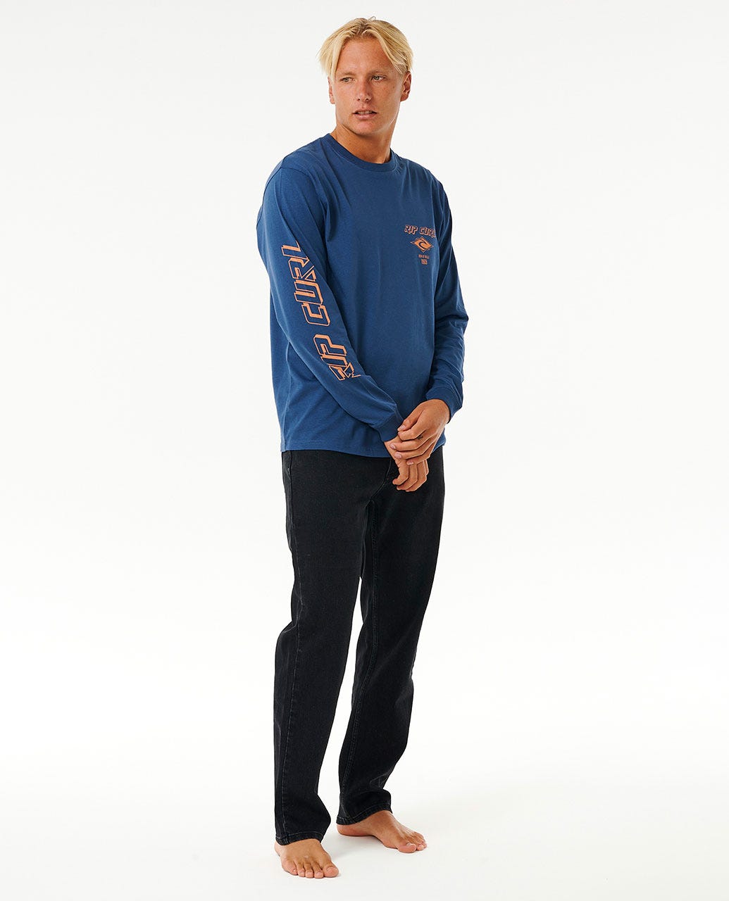 Fade Out Icon Long Sleeve Relaxed Tee