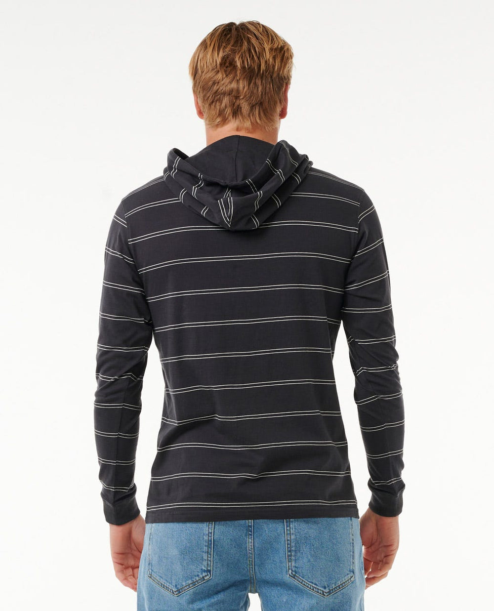 Plain Stripe Hooded Standard Tee