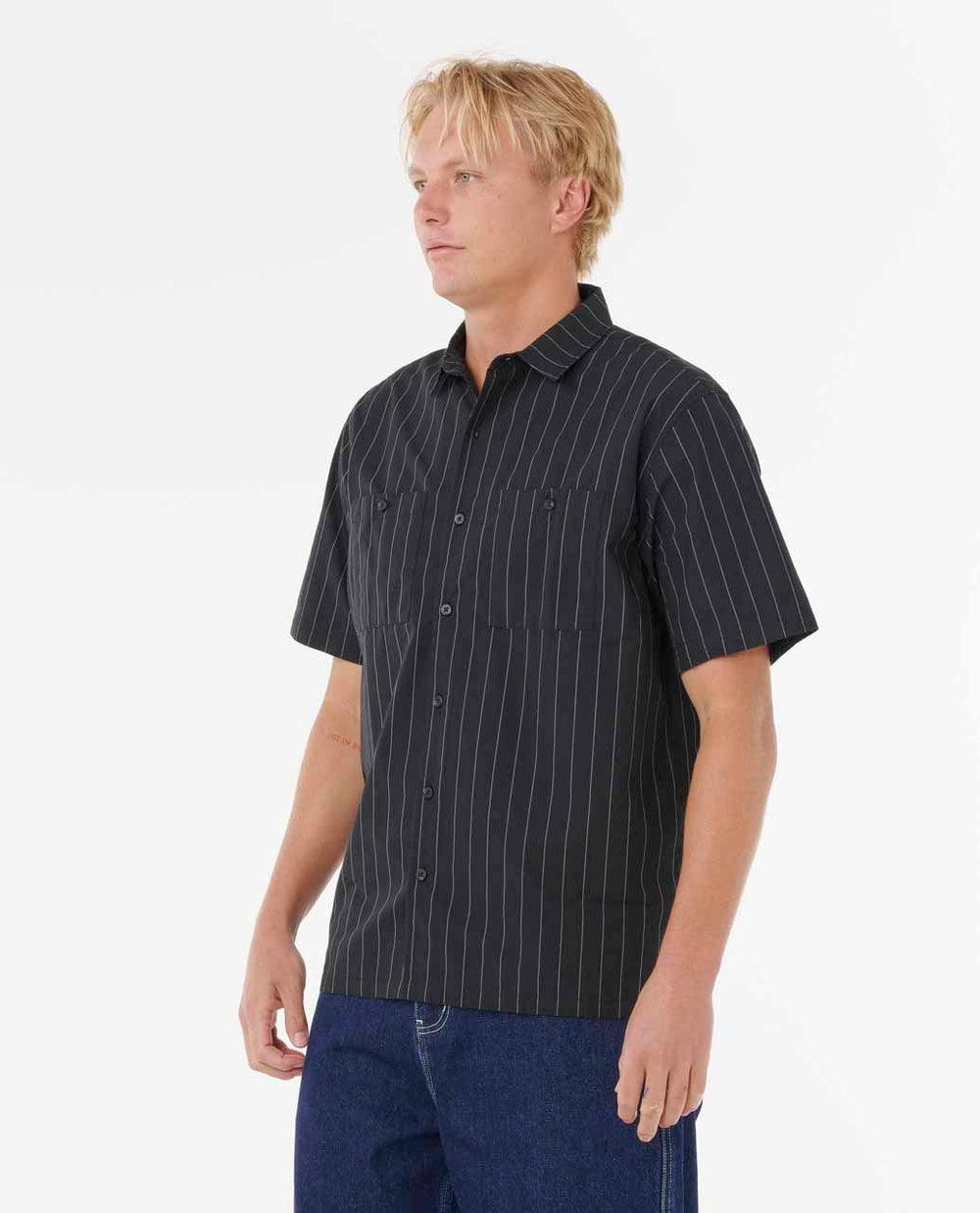 Medina Archive Rip Script Short Sleeve Shirt