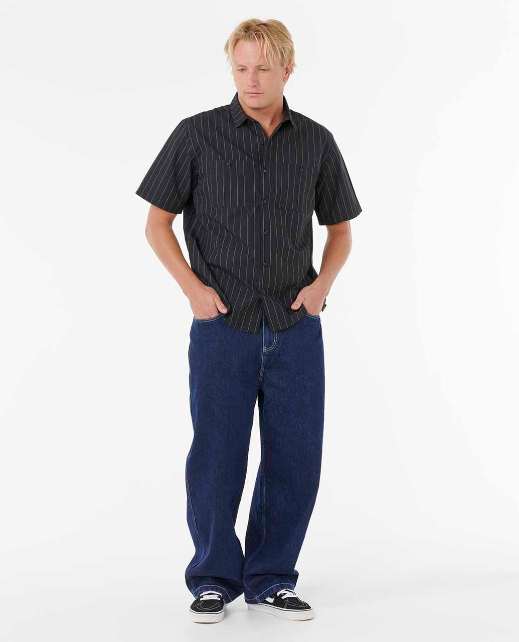 Medina Archive Rip Script Short Sleeve Shirt