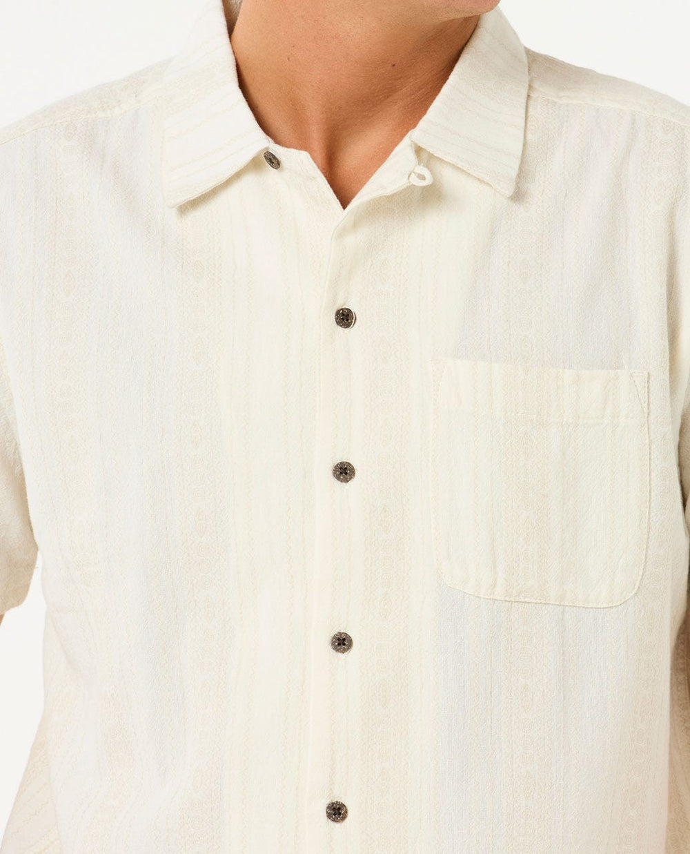 Raw Energy Stripe Short Sleeve Shirt