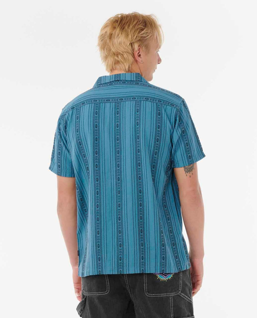 Raw Energy Stripe Short Sleeve Shirt