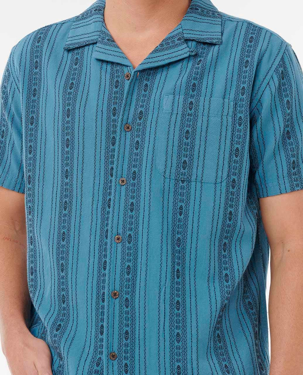 Raw Energy Stripe Short Sleeve Shirt