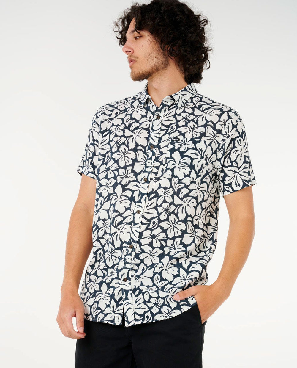Fun Times Floral Short Sleeve Shirt