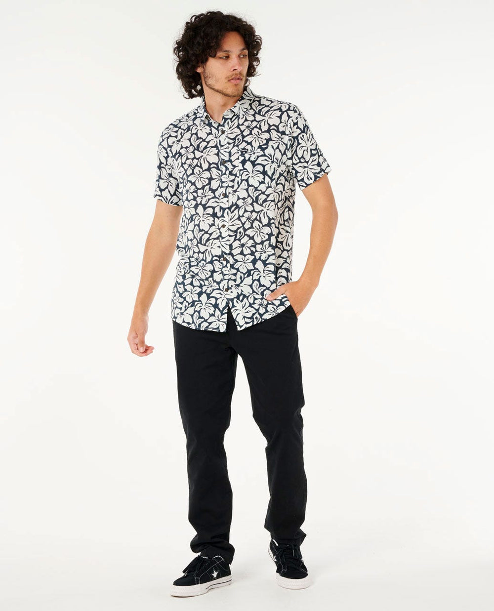 Fun Times Floral Short Sleeve Shirt
